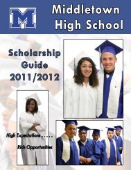 MHS Scholarships - Middletown City School District