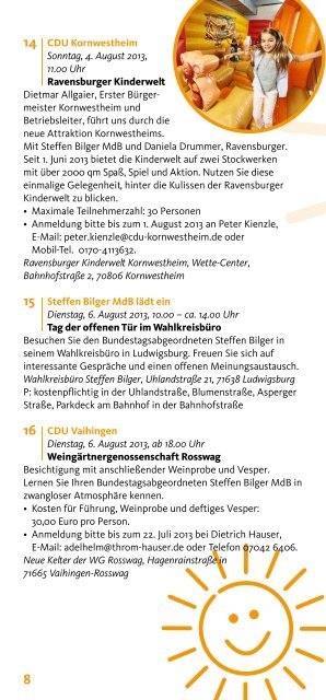 CDU-Sommer 2013