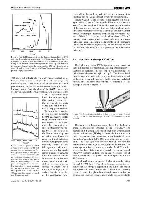 Scanning Near-Field Optical Microscopy and Spectroscopy as a ...