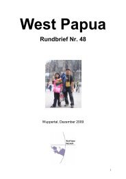 Rundbrief 48 Dezember 2009 - West Papua Netzwerk