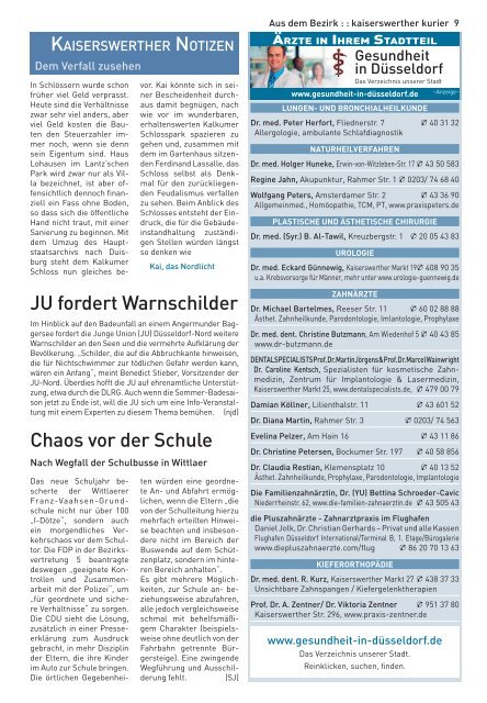 Kaiserswerther Kurier - AZ Magazin Düsseldorf