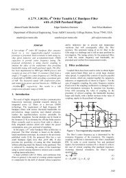 A 2.7V, 1.8GHz, 4 Order Tunable LC Bandpass ... - ResearchGate