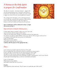 A Novena to the Holy Spirit: to prepare for Confirmation