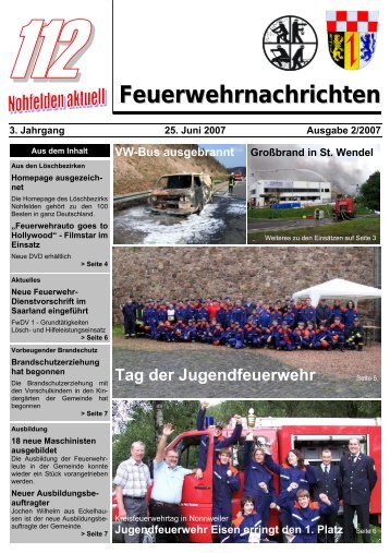 Feuerwehrnachrichten Ausgabe 02-2007 - Neunkirchen, Nahe