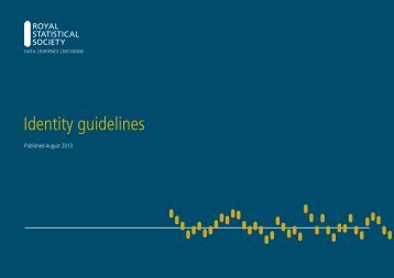 RSS Identity Guidelines - Royal Statistical Society