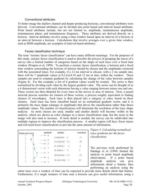 Calibration of Seismic Attributes for Reservoir Characterization ...