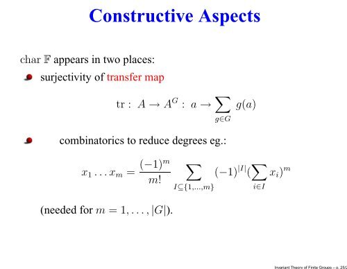 Invariant Theory of Finite Groups