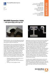 MAURER expansion joints with hybrid-edge profile type SW (0.1 MB)
