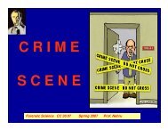 crime scene - stuartrossechemistry
