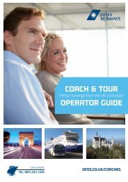 coach & tour operator guide - DFDS Seaways