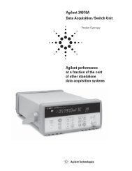 Agilent 34970A Data Acquisition/Switch Unit Agilent ... - H TEST a.s.