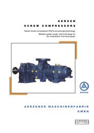 Aerzen Screw Compressors VRa for process gas technology