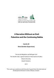 Palestine and the Continuing Nakba - Ibrahim Abu-Lughod Institute ...