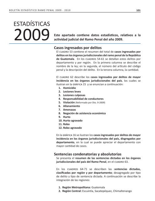 2007-2010 - Organismo Judicial