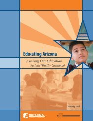 Download Educating Arizona: Assessing Our Education System