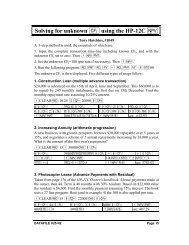 Solving for unknown CFj using the HP-12C NPV - HPCC