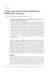 Huwelijken van Duitse migranten in Nederland - International ...