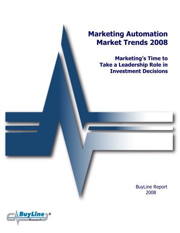 Marketing Automation Market Trends 2008 - Marketo
