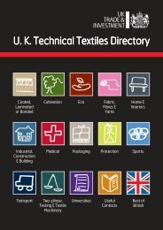 UK Technical Textiles Directory - Updated - UKFT