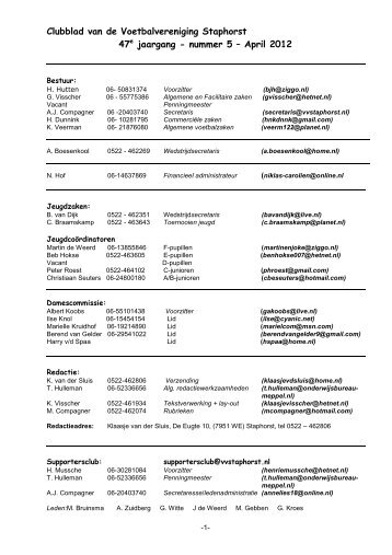 nummer 5 â April 2012 - Staphorst