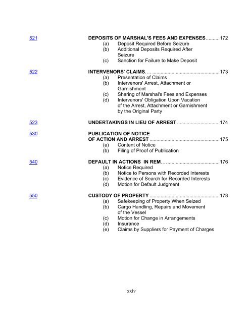 Local Rules of the United States District Court EASTERN DISTRICT ...