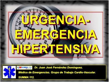 emergencia hipertensiva - SEMM
