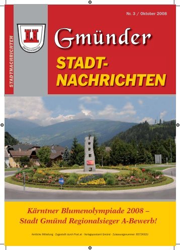 STADTNACHRICHTEN - Künstlerstadt Gmünd