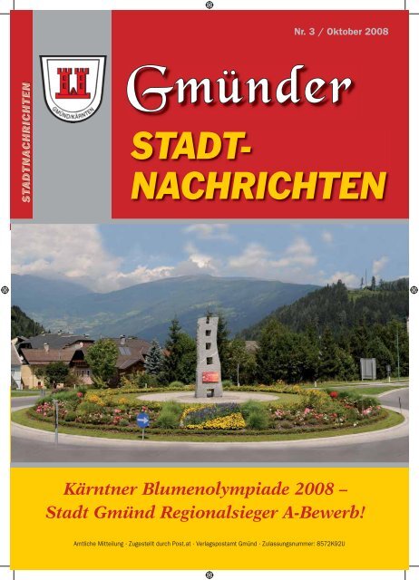 STADTNACHRICHTEN - Künstlerstadt Gmünd