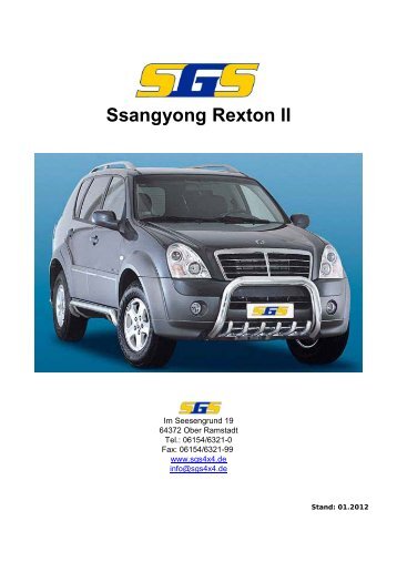 Ssangyong Rexton II - SGS