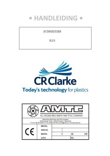 CR CLARKE schredder R25.pdf - amtc