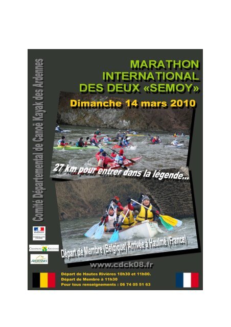 Marathon International des 2 Semoy - Comité régional de canoë ...