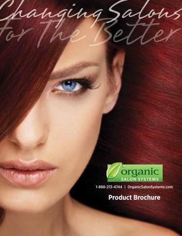 Product Brochure - Organic Hair Color for Salon Professionals