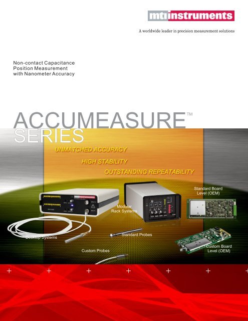 Accumeasure 500 brochure - MTI Instruments Inc.