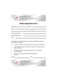 Bidder's Registration Form - Redwings