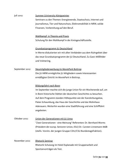 GeschÃ¤ftsbericht Nov 2011 bis Jun 2013 - CDU Dortmund