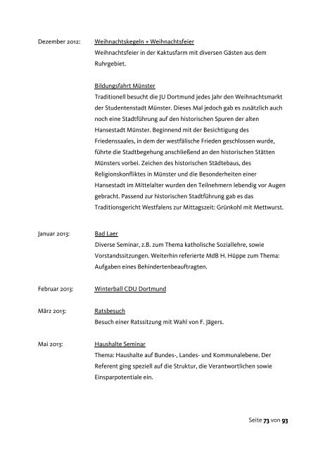 GeschÃ¤ftsbericht Nov 2011 bis Jun 2013 - CDU Dortmund