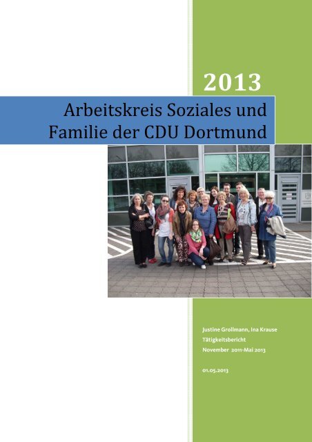 GeschÃ¤ftsbericht Nov 2011 bis Jun 2013 - CDU Dortmund