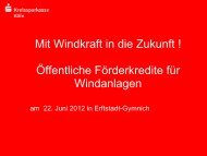 Mit Windkraft in die Zukunft ! ÃƒÂ–ffentliche ... - Rhein-Erft-Kreis