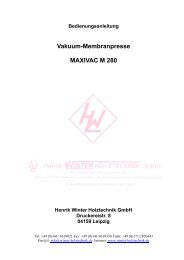 Vakuum-Membranpresse MAXIVAC M 280