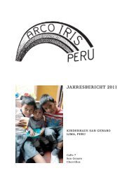 Rundschreiben (Page 1) - Verein Arco Iris Peru / San Genaro, Lima ...