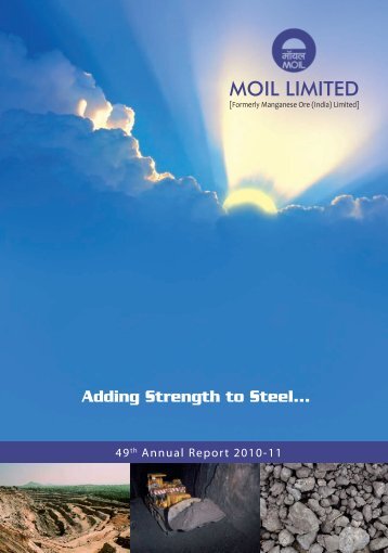 Annual Report 2010-11 - Moil Limited