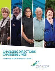 Changing Directions, Changing Lives: The Mental Health Strategy