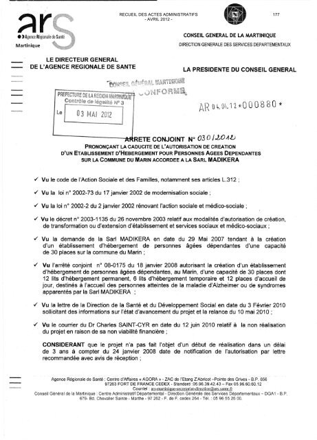 Visualisez le numéro au format PDF - Le Conseil Général de la ...