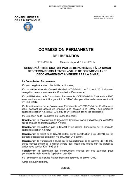 Visualisez le numéro au format PDF - Le Conseil Général de la ...