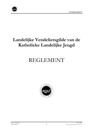 Reglement LVG - KLJ Zaffelare