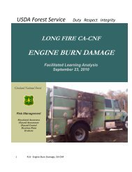 CNF Engine Damage FLA - Wildland Fire Lessons Learned Center