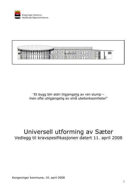 (1 Mb, pdf). - Kongsvinger Kommune