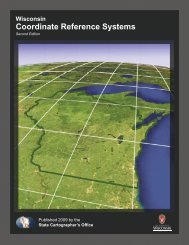 Wisconsin Coordinate Reference Systems 2nd edition - Rev ...