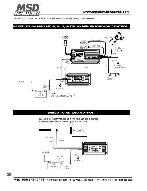 MSD Tech Line - MSD Powersports