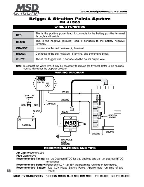 MSD Tech Line - MSD Powersports